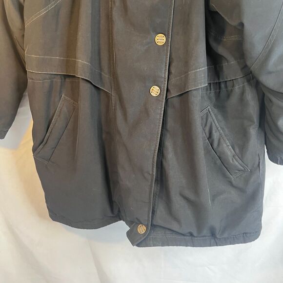 Utex Down Fill Insulated Puffy Coat Anorak Removable Faux Fur Hood Size 1-2X* - Picture 4 of 14